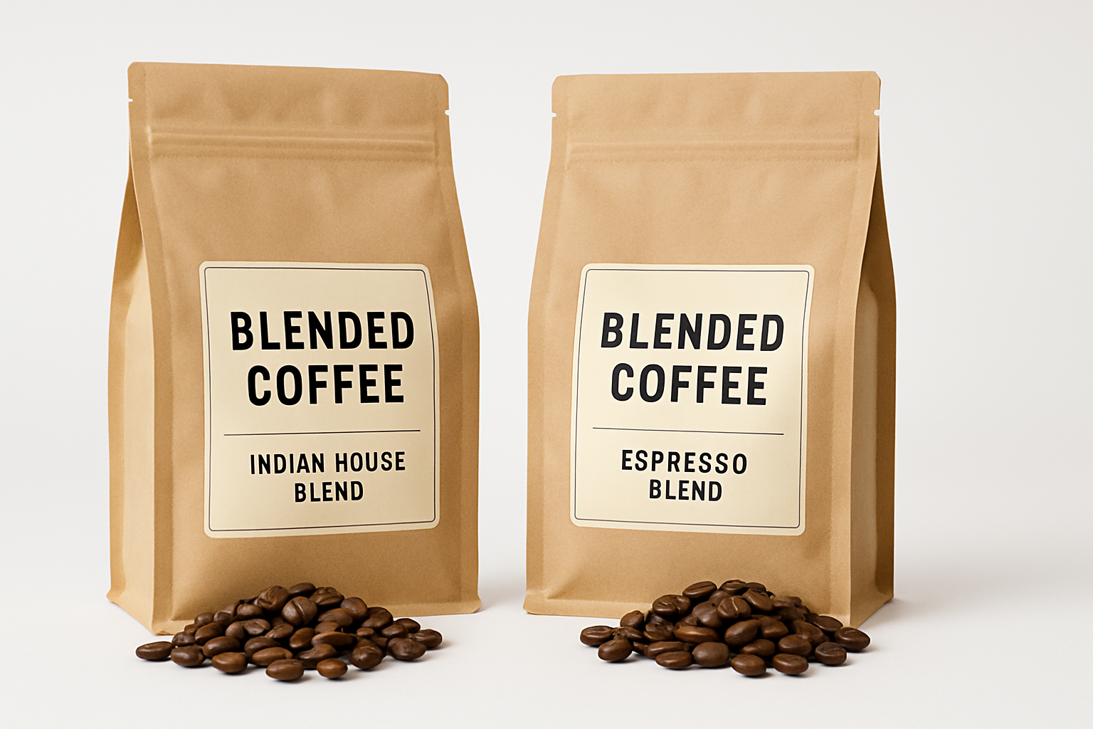 Blended Coffee (Indian House Blend, Espresso Blend)